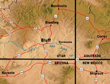 Bluff Highway Map